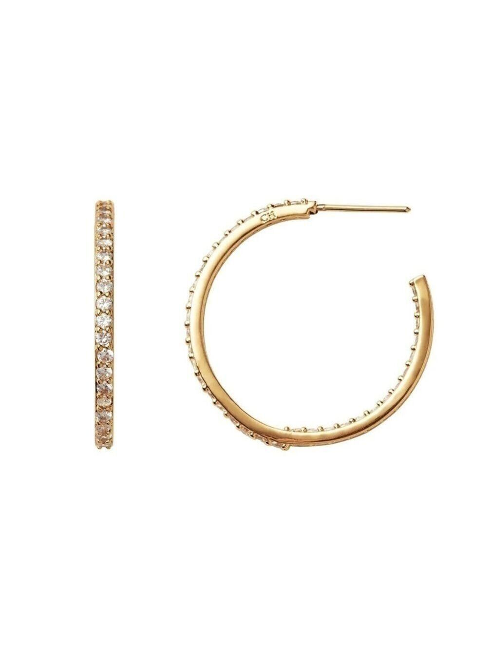 Crystal Haze From The Block Hoop Earrings - Picture 3 of 10
